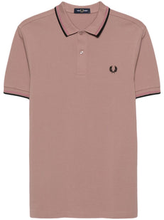 bawełniana koszulka polo z haftowanym logo