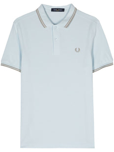 bawełniana koszulka polo z haftowanym logo