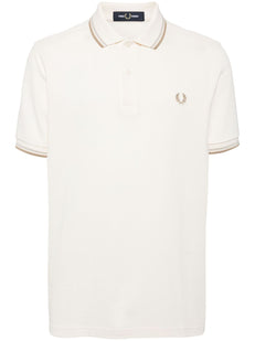 bawełniana koszulka polo z haftowanym logo