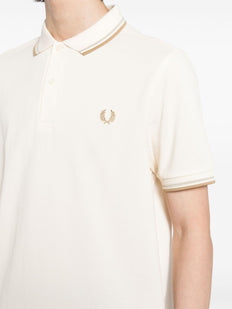 bawełniana koszulka polo z haftowanym logo
