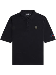 bawełniana koszulka polo z haftowanym logo