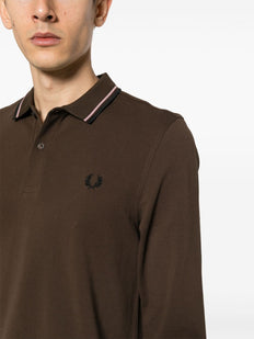 bawełniana koszulka polo z haftowanym logo