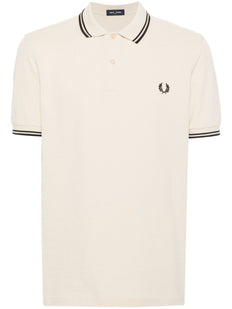bawełniana koszulka polo z haftowanym logo