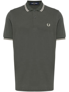 bawełniana koszulka polo z haftowanym logo