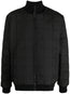 high-neck quilted jacket