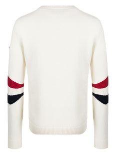 Sweter z haftowanym logo