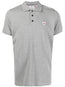 logo-applique polo shirt