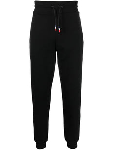 logo-patch cotton track pants