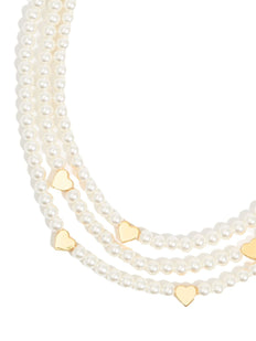 naszyjnik z wieloma perłami