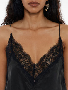 lace-detailing dress