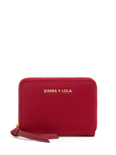 portfel zapinany na suwak z logo