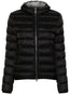 logo-appliqué puffer jacket