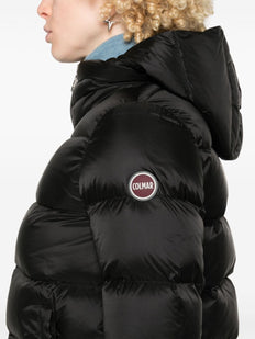 logo-patch puffer jacket