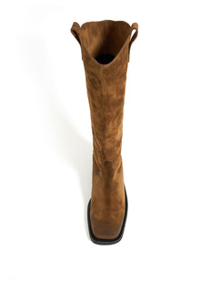45mm kowbojskie buty ze skóry dzielonej