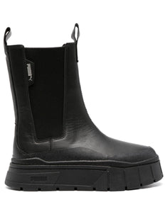 Mayze Stack 50mm leather Chelsea boots