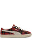 Zamszowe trampki VTG Harris Tweed "Frosted Ivory/Red"