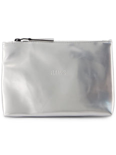 logo-debossed wash bag