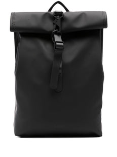 Mini plecak Rolltop Rucksack z wytłoczonym logo
