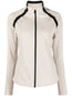 Aerial zip-up fleece jacket