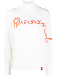 logo-intarsia merino wool-blend jumper