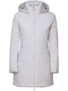 hooded padded coat