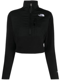 bluza z haftowanym logo i zamkiem błyskawicznym