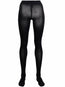 monogram pattern tights