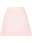 logo-quilted mini skirt
