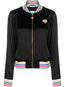 Kurtka typu bomber z jedwabiu Rainbow Heart