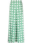 Spodnie palazzo z monogramem Ping Pong
