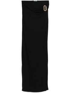 draped maxi skirt