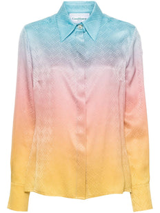 Pastel Gradient silk shirt
