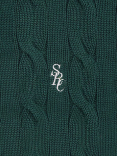 logo-embroidered cotton jumper