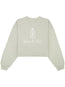 Vendome cropped cotton sweatshirt