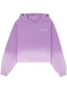 Bluza z kapturem z haftowanym logo Dip Dye