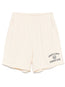 Varsity Crest-print track shorts