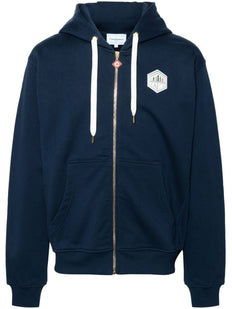 bluza z kapturem z gumowanym logo