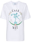 Bawełniany T-shirt z nadrukiem Statua En Marbre