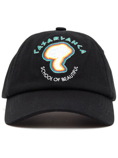 logo-embroidered cap