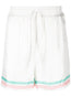 Tennis Club Icon silk track shorts