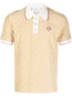 polo z monogramem-żakardem