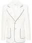 Tennis single-breasted blazer