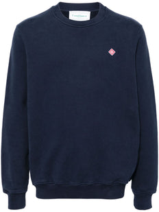 bluza z okrągłym dekoltem i logo w kształcie diamentu