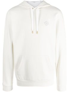 bluza z kapturem z aplikacją z logo