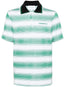 koszulka polo w paski z haftowanym logo