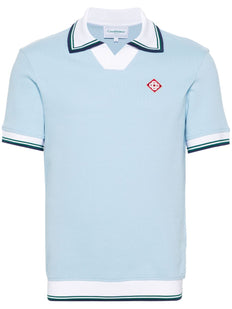 koszulka polo z naszywką z logo piqué