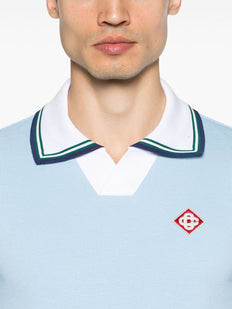 koszulka polo z naszywką z logo piqué