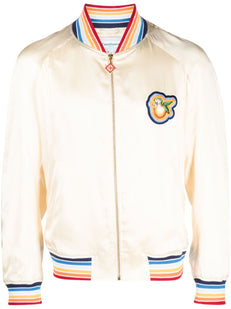 kurtka typu bomber z logo