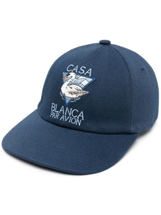 logo-embroidered cap