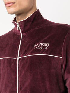 Kurtka dresowa welurowa SR Sport